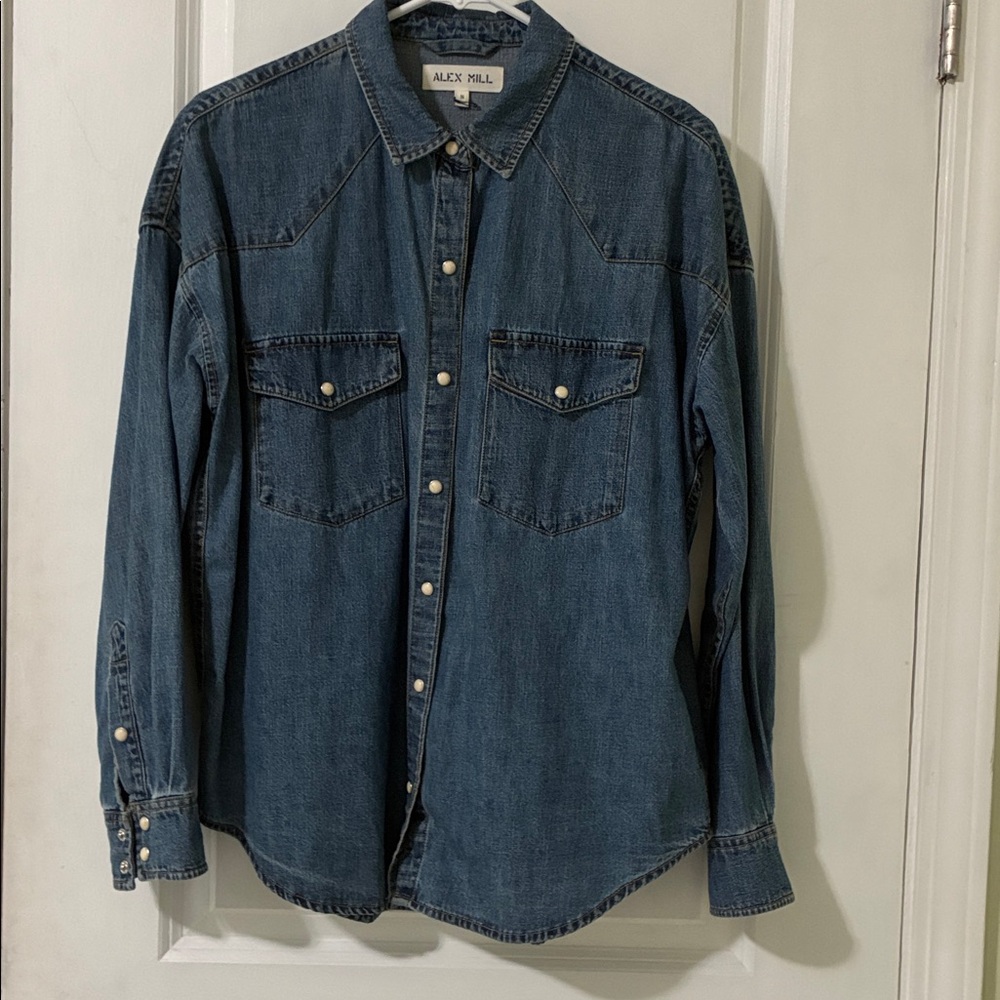 Alex Mill * Western Denim Shirt * Santa Fe Medium * S